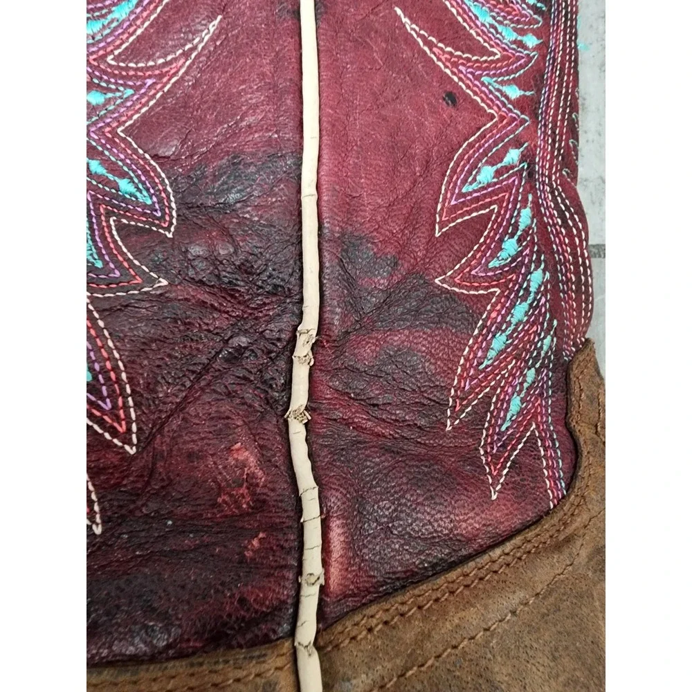 Ariat Kids Size 5 Brown Multicolored Vaquera Cowboy Western Boots  10023071